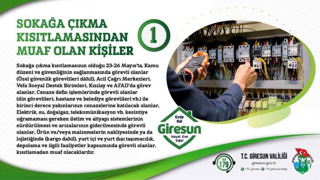 Sokağa çıkma yasağında kimler muaf olacak?