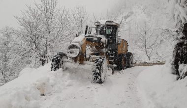 Giresun’da 201 köy yolu kar nedeniyle ulaşıma kapalı