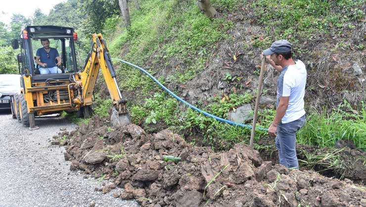 Giresun Belediyesi, içme ve kullanma suyu şebekesi işlev görmeyen meskenlerin