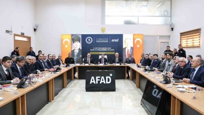 SAMSUN VALİSİ ORHAN TAVLI BAŞKANLIĞINDA YAPILAN TOPLANTIDA AFET KAYIPLARINI EN