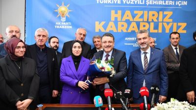 AK PARTİ'DEN 31 MART YEREL SEÇİMLERİNDE TRABZON BÜYÜKŞEHİR BELEDİYESİ BAŞKANLIĞI’NA