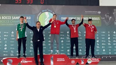 SAMSUN ALAÇAMSPOR BOCCE TAKIMI MERSİN'DE YAPILAN TÜRKİYE ŞAMPİYONASINDA YÜZLERİ GÜLDÜRDÜ.
