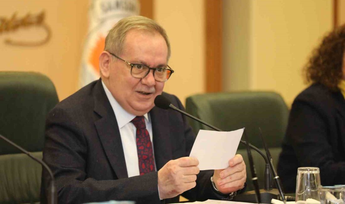 SAMSUN BÜYÜKŞEHİR BELEDİYE BAŞKANI MUSTAFA DEMİR,