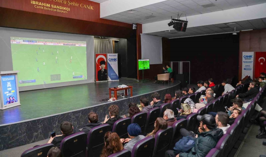 CANİK’TE DÜZENLENEN E- SPOR TURNUVASI BÜYÜK HEYECANA SAHNE OLDU.