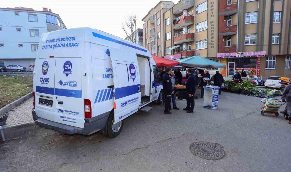 SAMSUN’UN CANİK BELEDİYESİ, VATANDAŞLARA YERİNDE VE HIZLI BİR ŞEKİLDE HİZMET