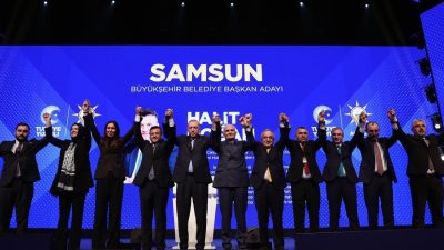 CUMHURBAŞKANI RECEP TAYYİP ERDOĞAN, SAMSUN’UN DA ARALARINDA BULUNDUĞU BÜYÜKŞEHİR BELEDİYE