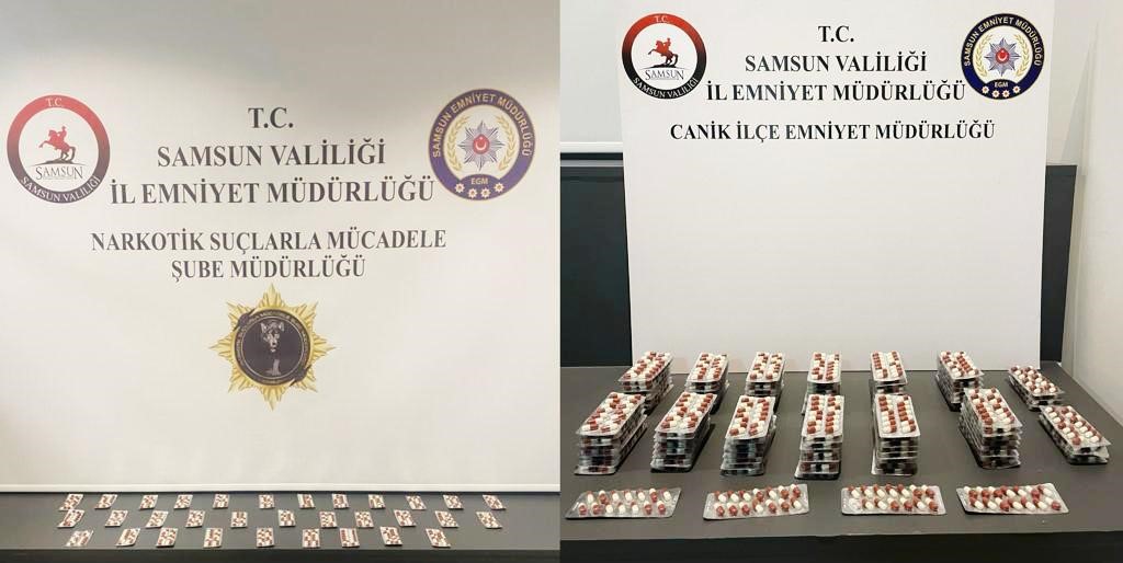 SAMSUN’DA İL EMNİYET MÜDÜRLÜĞÜ EKİPLERİ TARAFINDAN 2 İLÇEDE YAPILAN UYGULAMALARDA