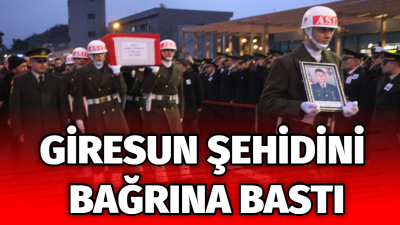Irak’ın kuzeyinde şehit düşen Giresunlu Piyade Uzman Çavuş Ahmet Köroğlu’nun