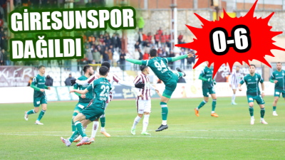 Trendyol 1. Lig’in 19. haftasında Bandırmaspor’a konuk olan Giresunspor'u 6-0
