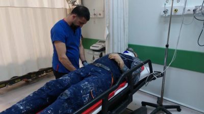 YUNUS G.(40)  HASTANEDE TEDAVİ ALTINA ALINDI.