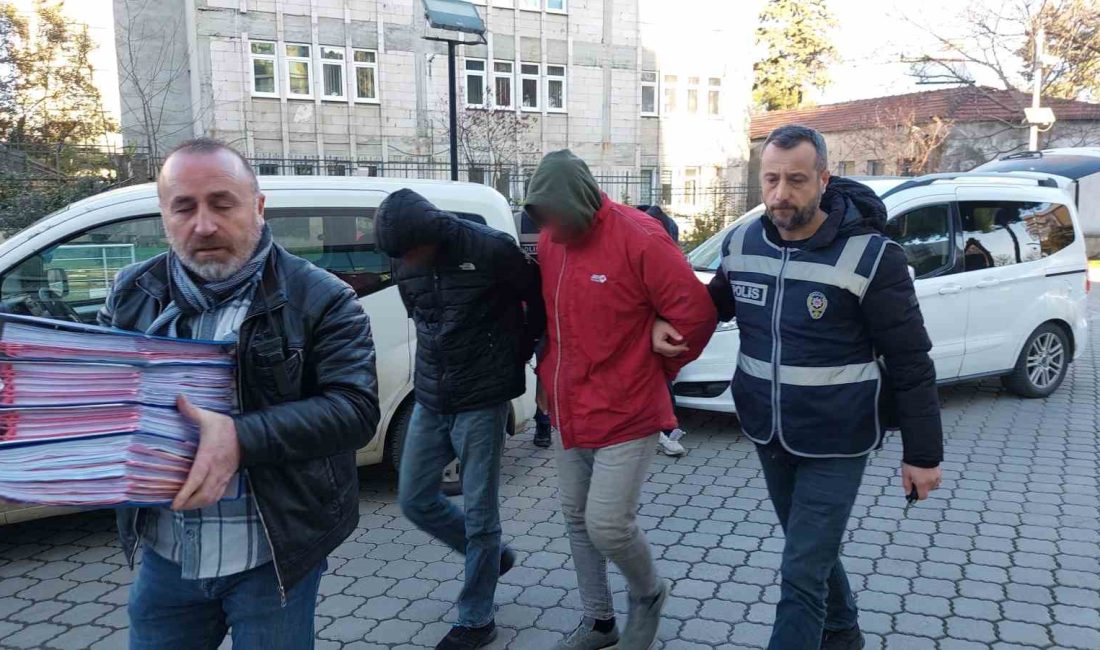 GÖZALTINA ALINAN 14 KİŞİDEN 5'İ ADLİYEYE SEVK EDİLDİ.