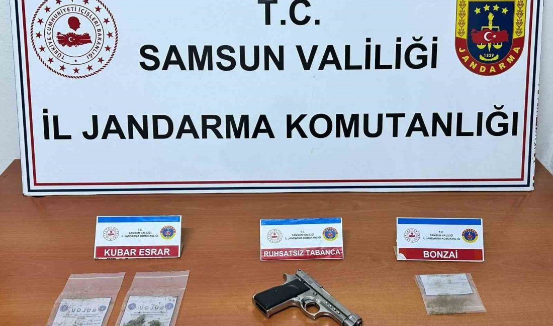 SAMSUN'DA JANDARMANIN YILBAŞI DENETİMLERİNDE