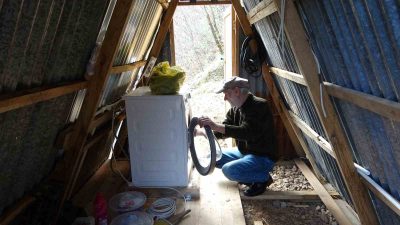 Trabzon’un Of ilçesinde yaşayan Ali Kılıç arazi şartları nedeniyle evine