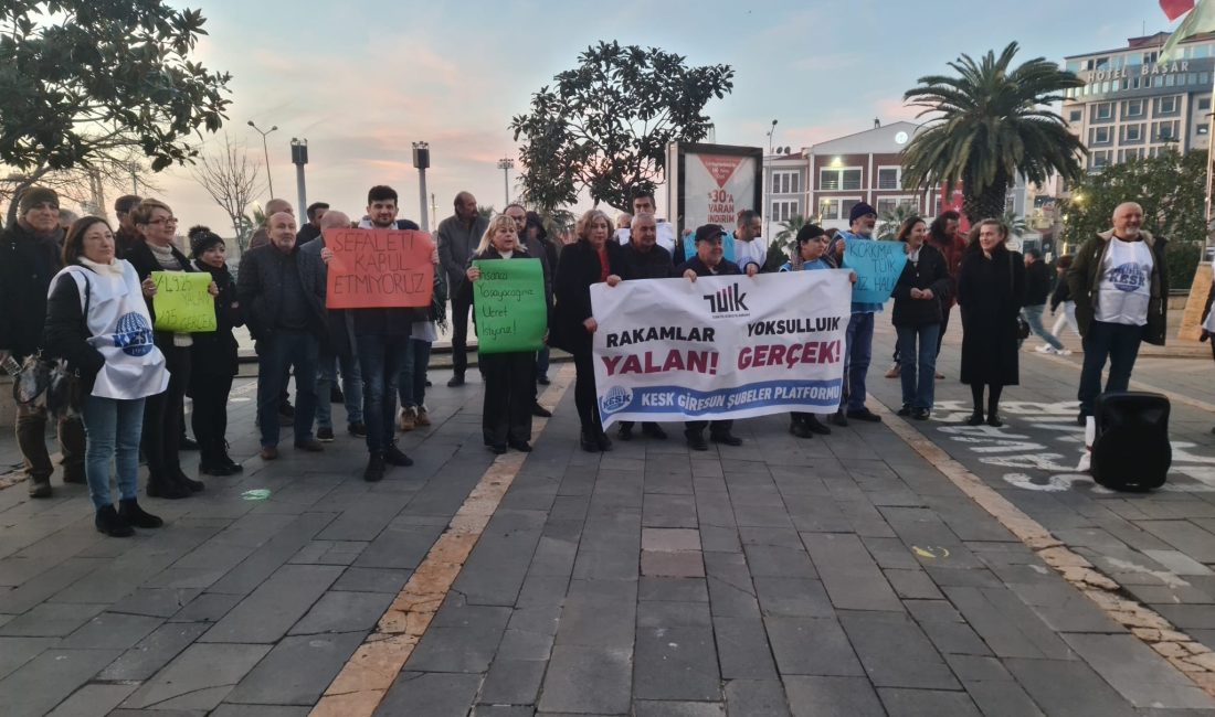 Ülkede yaşanan ekonomik sıkıntıları ve enflasyonu protesto etmek amacıyla bir