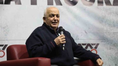 YAŞAR DOĞU'NUN OĞLU PROF. DR. GAZANFER DOĞU, TÖRENDE KONUŞMA YAPTI