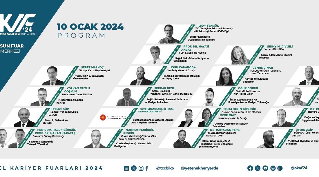 Okaf24 10 Ocakta Açılıyor ORTA KARADENİZ KARİYER FUARI (OKAF'24) KAPILARINI 10 OCAK ÇARŞAMBA