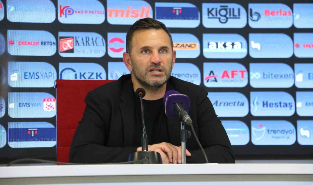 SİVASSPOR DEPLASMANINDAN 1-1 BERABERLİKLE AYRILAN GALATASARAY’DA TEKNİK DİREKTÖR OKAN BURUK,