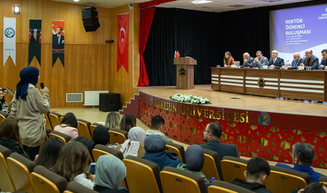 Giresun Üniversitesi, akreditasyon, akademik değerlendirme ve kalite konularında bir etkinlik
