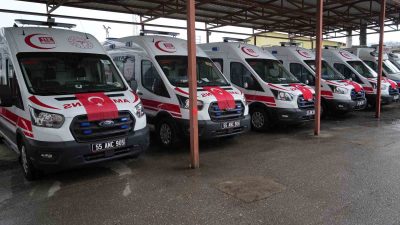 SAĞLIK BAKANLIĞI TARAFINDAN SAMSUN’A 5 YENİ AMBULANS TAHSİS EDİLDİ. YENİ