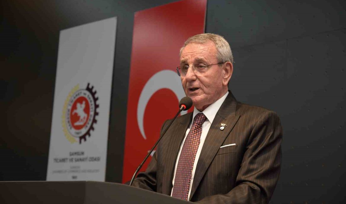 STSO YÖNETİM KURULU BAŞKANI SALİH ZEKİ MURZİOĞLU BİR KONUŞMA YAPTI