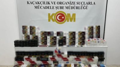 SAMSUN'DA POLİS EKİPLERİ TARAFINDAN YAPILAN ÇALIŞMA SONUCUNDA BİNLERCE DONDURULMUŞ MAKARON