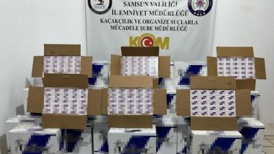 YAPILAN OPERASYONDA 320 BİN BOŞ MAKARON ELE GEÇİRİLDİ.