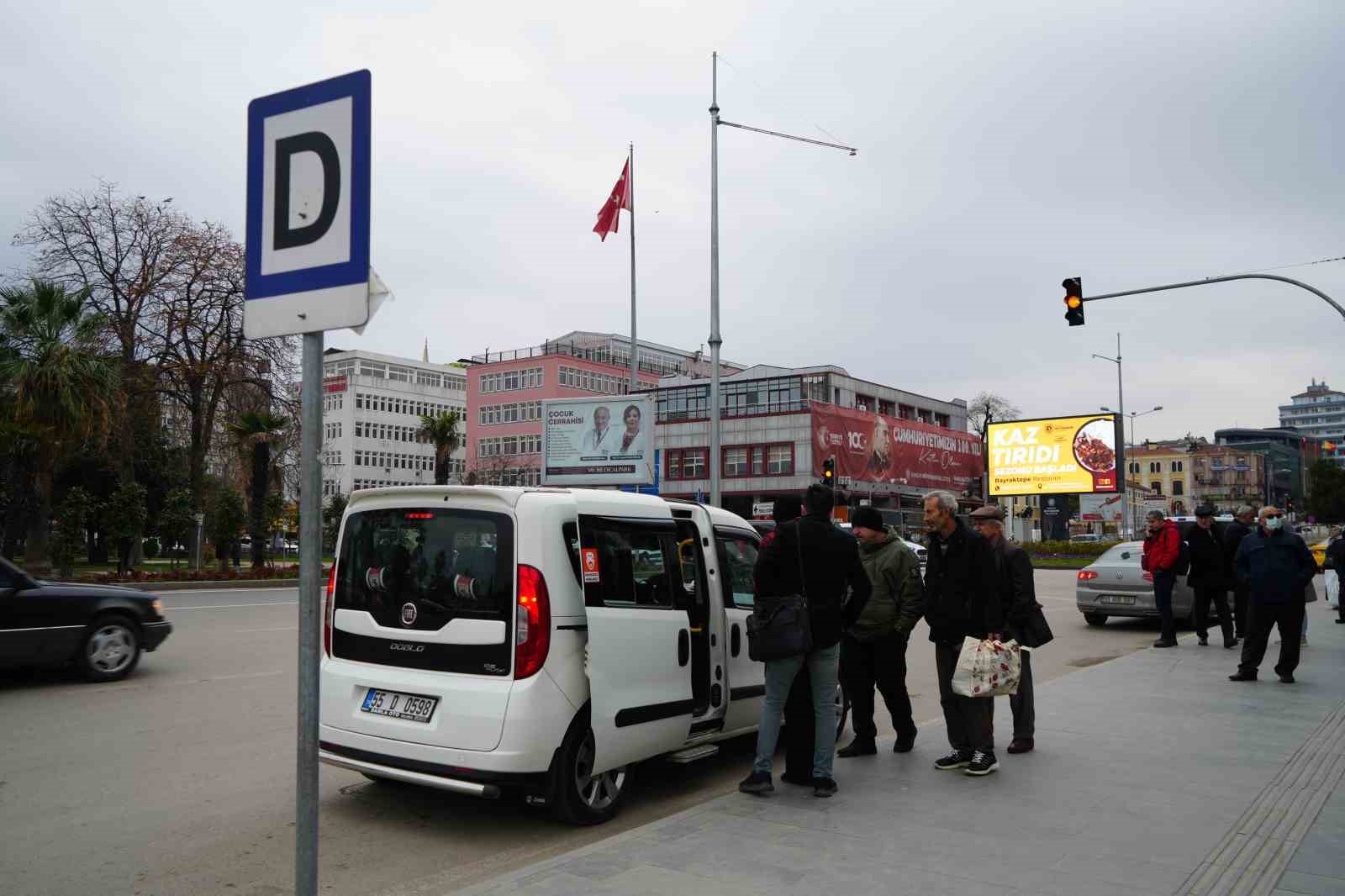 Samsun’da Dolmuş Esnafı Zam İstiyor