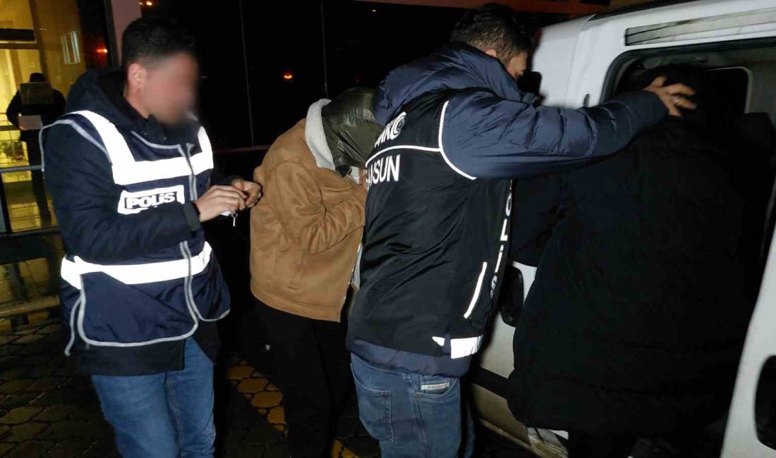 SAMSUN'DA POLİSİN DÜZENLEDİĞİ OPERASYONDA ELE GEÇEN UYUŞTURUCU İMALATIYLA İLGİLİ 2