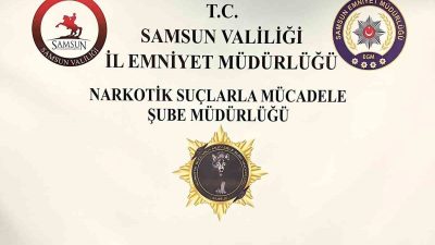 SAMSUN'DA POLİS EKİPLERİ TARAFINDAN YÜRÜTÜLEN ÇALIŞMALAR ÇERÇEVESİNDE UYUŞTURUCU MADDE TİCARETİ