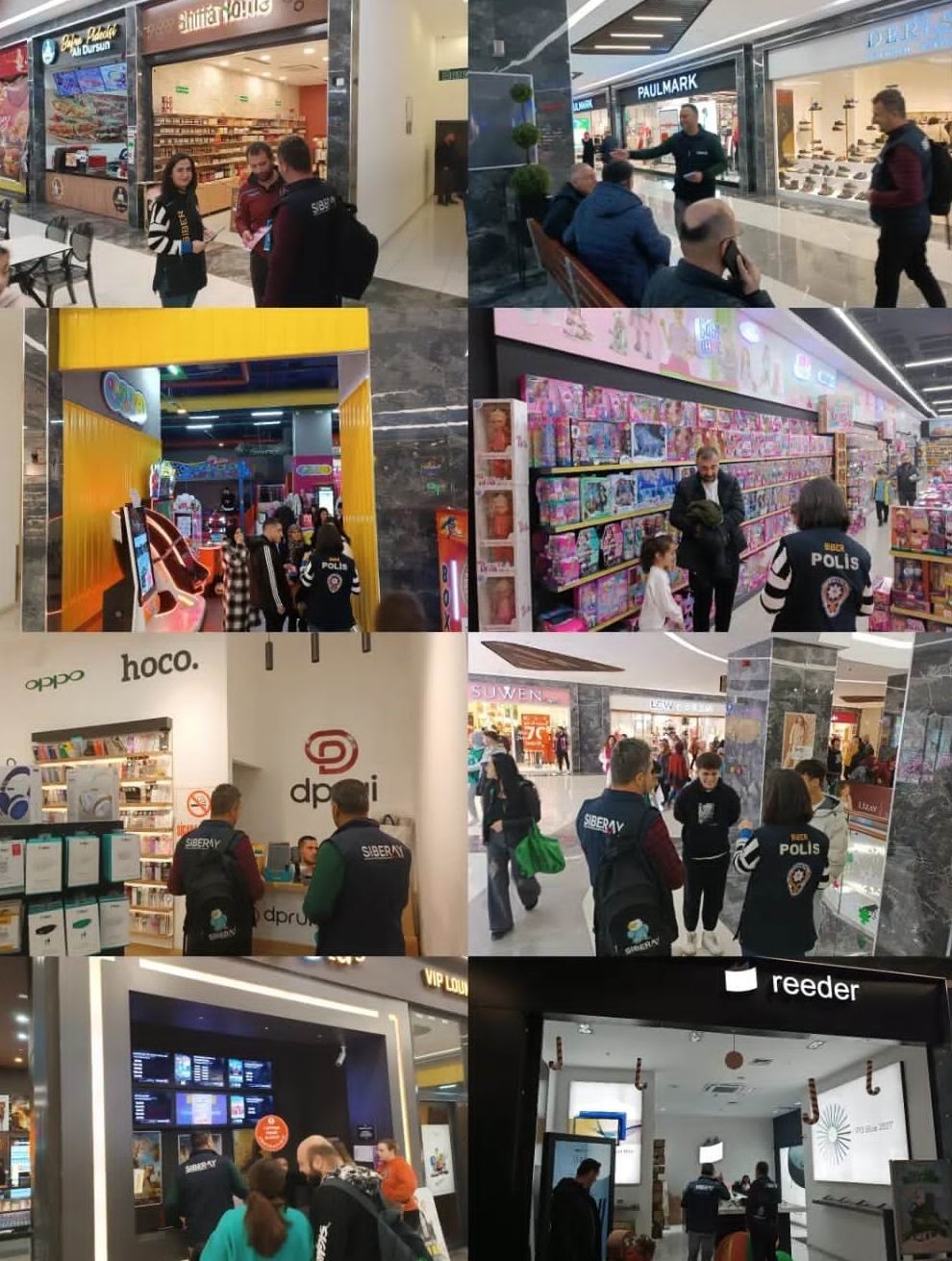 SAMSUN İL EMNİYET MÜDÜRLÜĞÜ SİBER SUÇLARLA MÜCADELE ŞUBE MÜDÜRLÜĞÜ EKİPLERİ