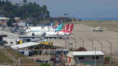 TRABZON HAVALİMANI'NI 2023 YILINDA İÇ VE DIŞ HATLARDA 3 MİLYON