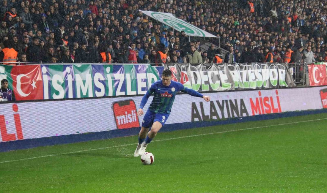 TRENDYOL SÜPER LİG'İN 16. HAFTA ERTELEME MAÇINDA ÇAYKUR RİZESPOR, BEŞİKTAŞ’I