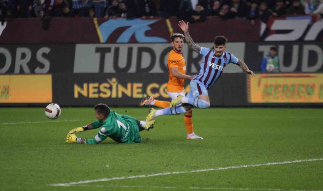 TRENDYOL SÜPER LİG’İN 21. HAFTASINDA TRABZONSPOR İLE GALATASARAY, TRABZON'DA KARŞILAŞIYOR.