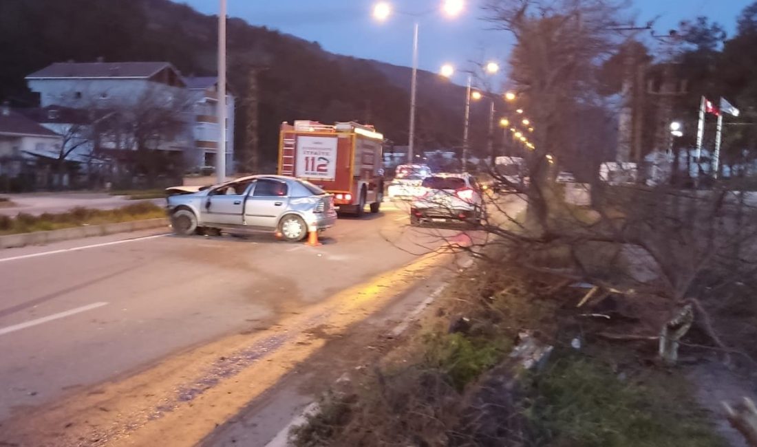 KAZA, SAMSUN-SİNOP KARAYOLUNDA MEYDANA GELDİ.