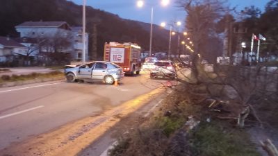 KAZA, SAMSUN-SİNOP KARAYOLUNDA MEYDANA GELDİ.