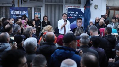 Cumhuriyet Halk Partisi Giresun Belediye Başkan Adayı Fuat Köse mahalle