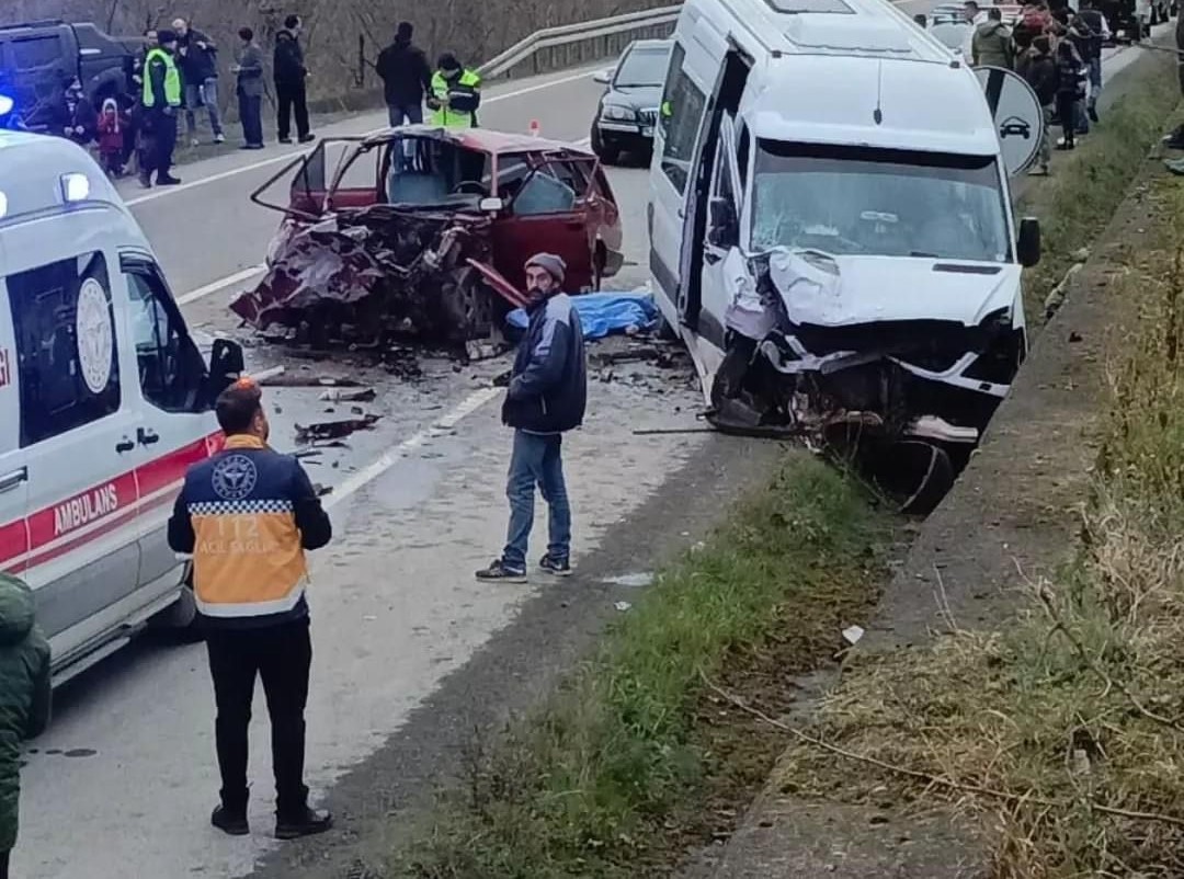 Ordu’da feci kaza: 2 ölü, 1 yaralı