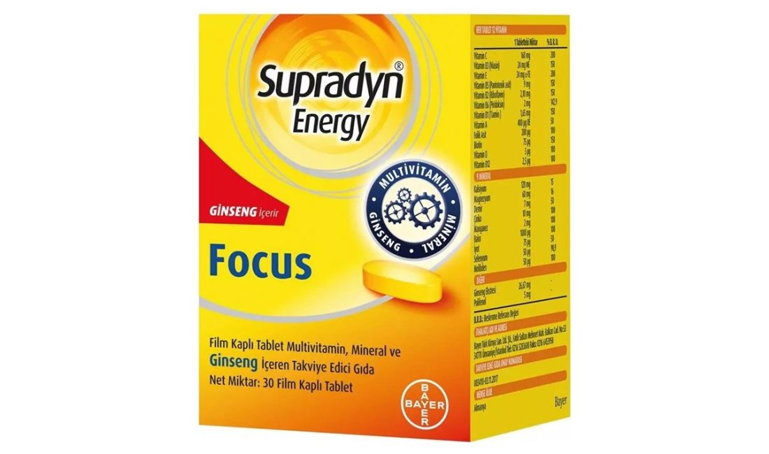 Supradyn, geniş bir vitamin