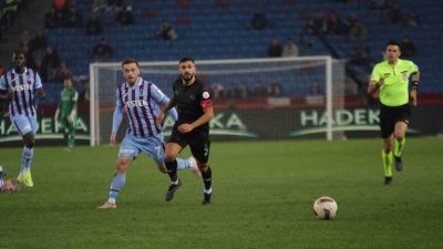 Trendyol Süper Lig’in 25. haftasında Trabzonspor, konuk ettiği Hatayspor’u 2-0