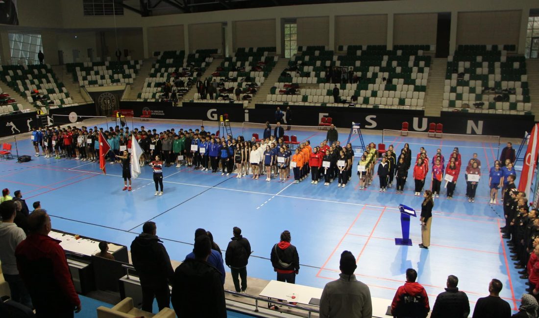 Giresun’da Badminton Heyecanı Başladı