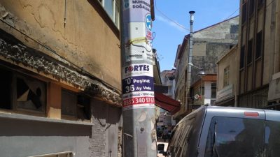 Bulancak Belediyesi Zabıta Müdürlüğü, ilçe genelinde elektrik direkleri, panoları ve