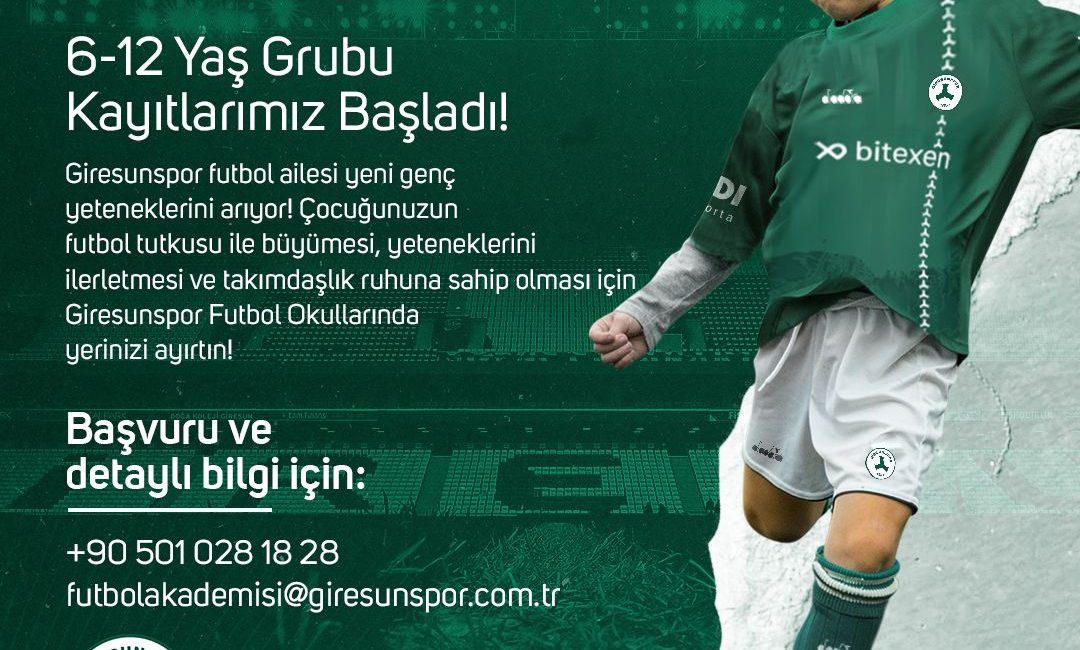 Giresunspor Futbol Okulları, yeni