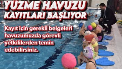 Görele'de halk tarafından yoğun ilgi gören Yarı Olimpik Yüzme Havuzu'nun