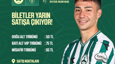 Fiyatlar ve Satış Noktaları Belirlendi Giresunspor’un bu hafta Çimentaş Elazığspor