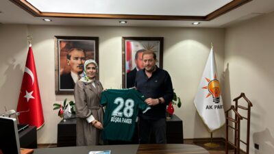 Giresunspor Başkanı Emin Eltuğral ve Genel Sekreter İbrahim Güler, İstanbul
