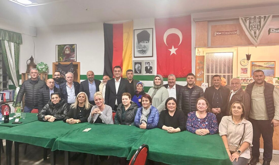 Giresun Belediye Başkanı Fuat Köse, Almanya’da yaşayan Giresunlularla bir araya