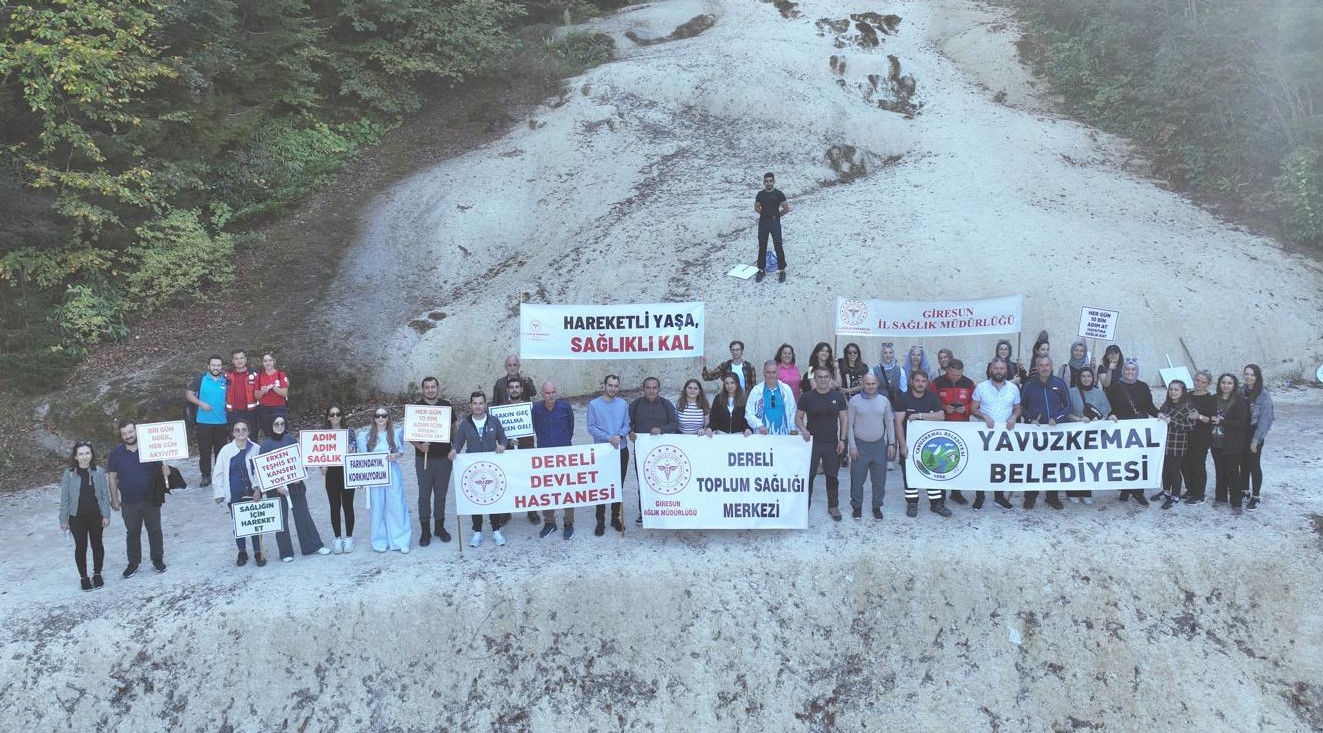 Dereli’de ‘Yüreğimize Sağlık’ Yürüyüş Etkinliği Yapıldı