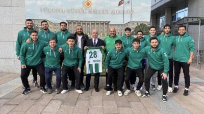 Giresun’un gururu Giresunspor Hentbol Takımı, Türkiye Büyük Millet Meclisi’nde (TBMM)