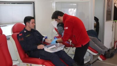 Giresun İl Jandarma Komutanlığı, Kızılay Haftası kapsamında örnek bir sosyal