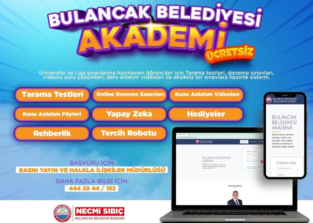 Başkan Sıbıç'tan, öğrencilere destek Başkan Sıbıç'tan, öğrencilere destek
